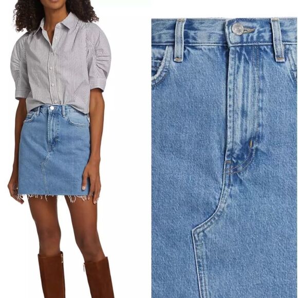 FRAME Le High "N" Tight Skirt in Vista Grind NWT $198
